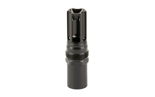 Liberty Precision Machine Eclipse, Flash Hider, 30 Caliber, 1/2X28 Thread Pitch, Compatible with .900"-24 Mounts, 3.05" Long for a 13.7" Pin and Weld, Nitride Finish, Black LPM-2007