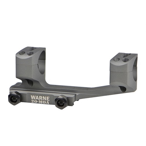 Warne Mfg. Company 1'' ULTRA HIGH (1.435'') 20 MOA MOUNT, TACTICAL GRAY LRSKEL1TG