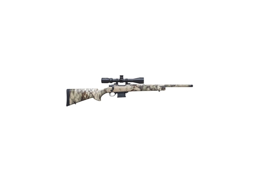 Howa USA Mini Action Full Camo, Bolt Action Rifle, 223 Remington, 20" Threaded Barrel, Synthetic Stock, Right Hand, Kryptek Highlander, Includes Gamepro 4-16x40 Scope, 5Rd HMA70270KHC