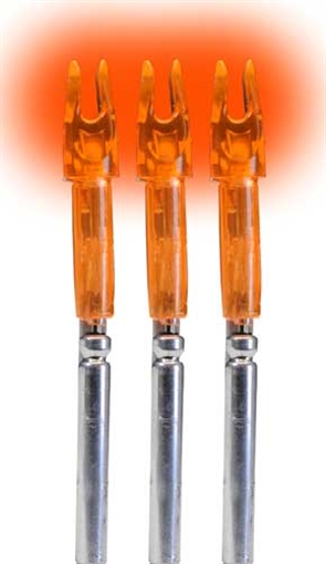 Lumenok Lumenok Lighted Nocks HD Orange X 3 pk. X3