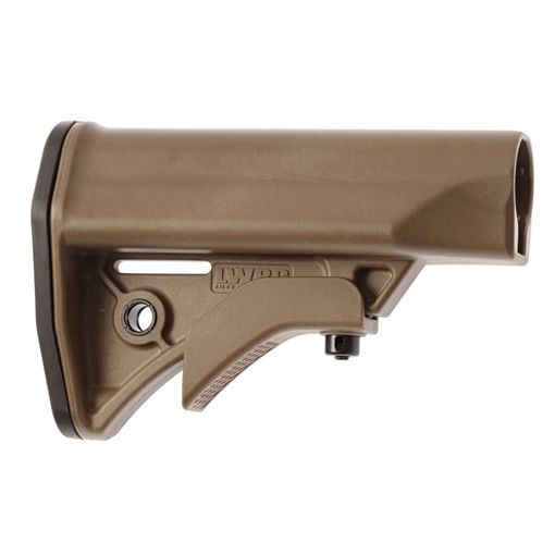 LWRC Compact Adjustable Stock - FDE AR15 200-0124A02