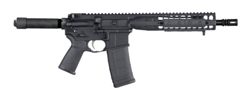 LWRC DI 5.56x45mm NATO 30+1 10.50" Black Steel Barrel, Black Hardcoat Anodize Aluminum Picatinny Rail Receiver, Black Synthetic Buffer Tube, Black Magpul Grip, Ambidextrous ICDIP5B10