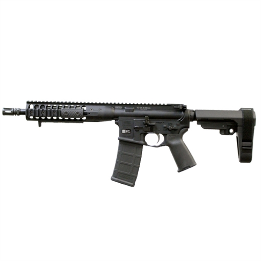 LWRC DI Direct Impingement Pistol - Black 5.56NATO 10.5" Barrel SBA3 Brace ICDIP5B10SBA3