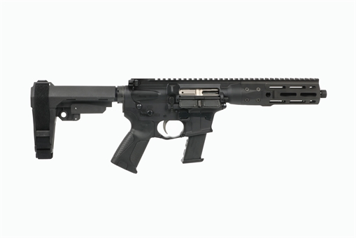 LWRC IC-9 9mm Luger 8.50" 30+1 Black Nitride Threaded Barrel, Black Anodized Aluminum Picatinny Rail Receiver, SB Tactical SBA3 Brace, LWRC Ultra Combat Grip, Ambidextrous ICP9B8SBA3