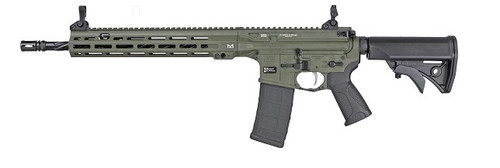 LWRC IC MKII 5.56 NATO, 16" Spiral Fluted Barrel, Fully Ambi, OD Green Cerakote, 30rd
