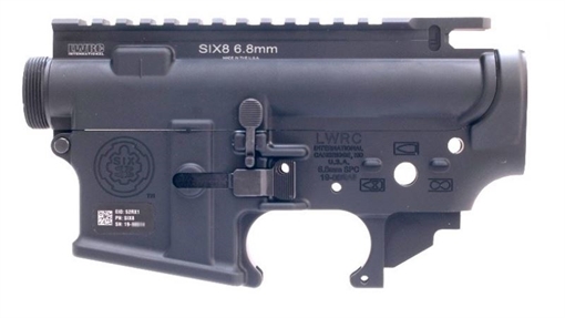 LWRC SIX8 RECEIVER SET 6.8SPC BLK UPPER/LOWER REC'R FOR 6.8SPC 200-0089A01