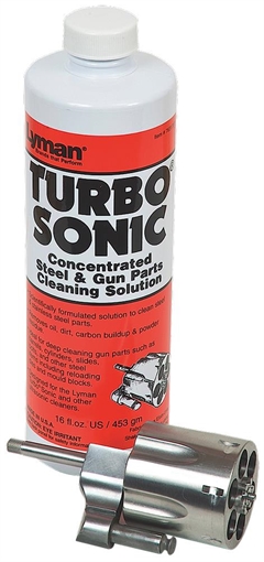 Lyman Turbo Sonic Gun Parts Cleaning Solution Against Grease, Dust, Oil 16 oz Bottle 7631707