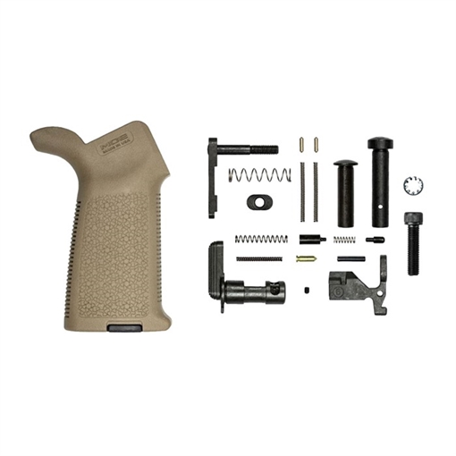 Aero Precision M4E1 LOWER PARTS KIT W/MOE GRIP, NO FCG FOR AR-15 FDE APRH100985