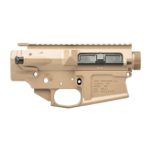 Aero Precision M5 (.308) THREADED ASSEMBLED RECEIVER SET FDE CERAKOTE APCS308160