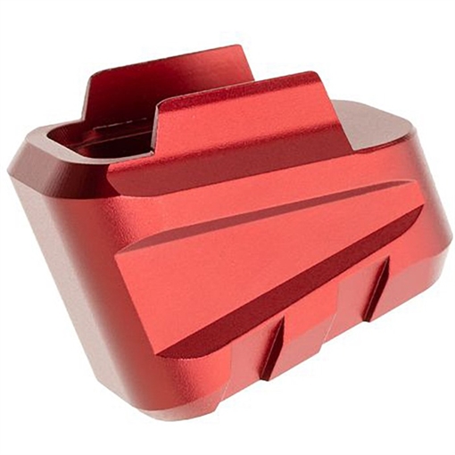 Tyrant Cnc MAGAZINE EXTENSION +5 FOR SIG SAUER P320 - RED TD-P320MAGEX-RED