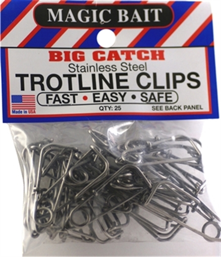 MAGIC BAIT SS TROTLINE CLIPS 25PK MAGIC-CLIPS