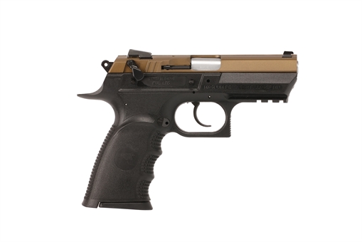Magnum Research Baby Eagle III 9mm 15+1 3.85" Burnt Bronze Carbon Steel Slide Black Textured BE99153RSL-BB
