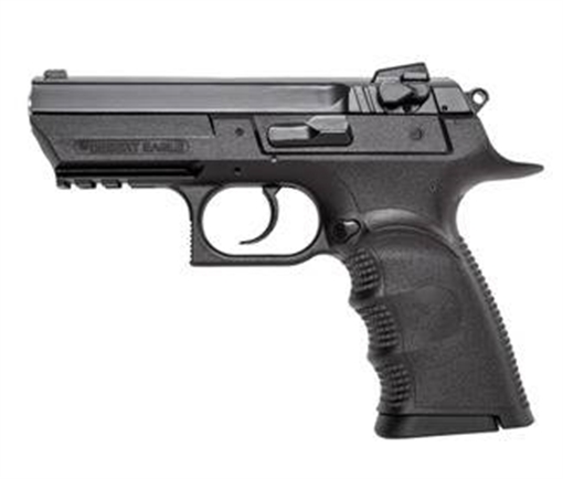 Magnum Research Baby Eagle III Semi Compact Handgun 9mm 2 10rd Magazines 3.85" Barrel Polymer Black BE99003RSL
