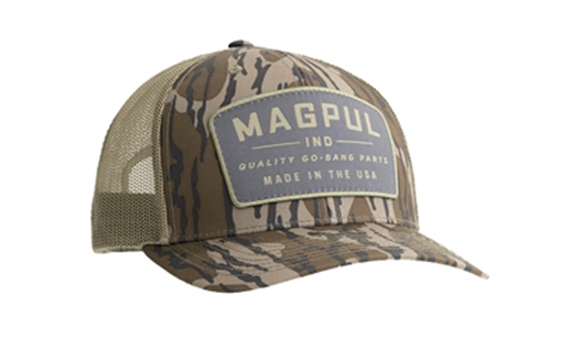 Magpul Industries Go Bang Trucker Hat, Bottomland Camo, Cotton/Polyester, One Size Fits Most MAG1102-346