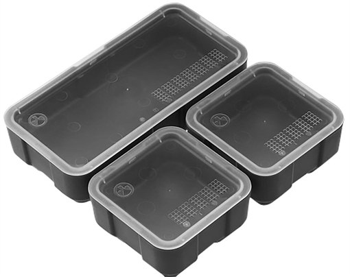 Magpul Industries DAKA Bins, 2X2 and 2X4 Set, Compatible with DAKA GRID Organizer Panels, 2X2 Measures 3.2"x 3.2"x 1.3" and 2X4 Measures 3.2"x 6.9"x 1.3" Internal, Matte Finish, Black, (1) 2X4 Bin and (2) 2X2 Bins Included MAG1389-BLK MAG1389BLK