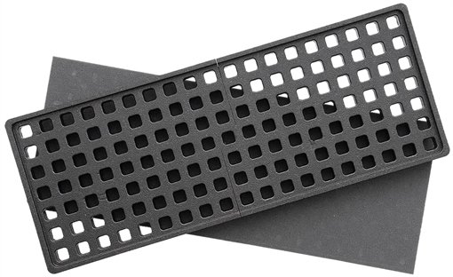 Magpul Industries DAKA GRID Organizer, Fits Plano All Weather 2 52", Matte Finish, Black, Includes (6) Tripple Blocks, (6) Double Blocks and Replacement Base Foam MAG1459-BLK MAG1460BLK