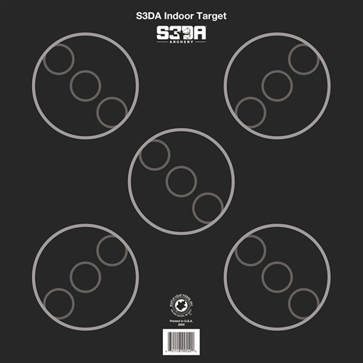 Maple Leaf Press Maple Leaf S3DA 3D Target Face Black ASA 25 pk. S3DA-BLK-P