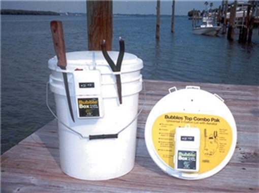 MARINE METAL PRODUCTS BUBBLES TOP COMBO PAK 5GAL LID LB-11