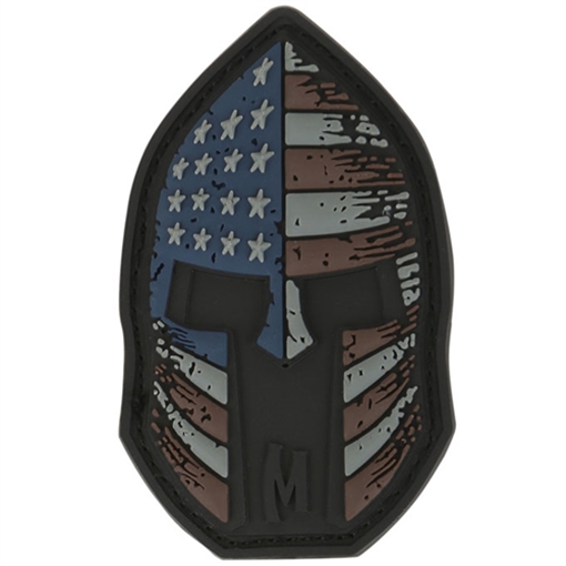 Maxpedition Stars and Stripes Spartan Helmet Morale Patch SPRTX