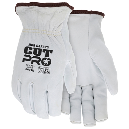 MCR Safety Prem Goat Grain Driver w/Kevlar Liner 3601KXL