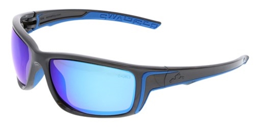 MCR Safety SR4 Swagger, Gun Metal Frame, Blue Diamo SR438B