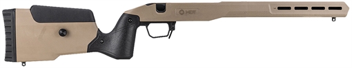 MDT Field Stock, Rifle Chassis, 6061 Aluminum Core, Overmolded Polymer Body, AICS Magazine Compatible, Flat Dark Earth, Fits Savage Short Action 105828-FDE 105828FDE