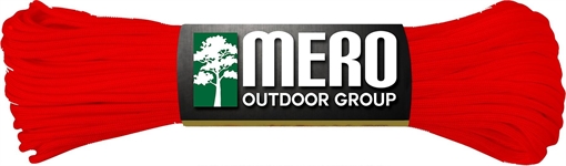 Mero 550 Paracord - 100' 550 lb Red Imperial 016