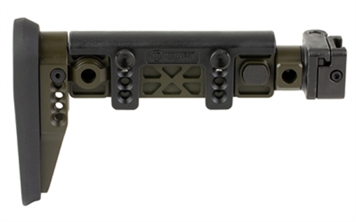 Midwest Industries Alpha Side Folding Stock, Fits AK47 and Other Firearms with 1913 Picatinny Stock Adapter, Matte Finish, Olive Drab Green MI-AK-ALPHA-FS-ODG