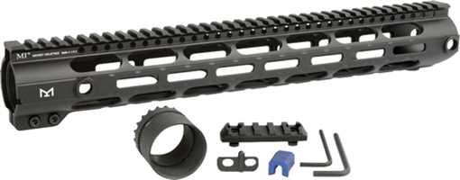 Midwest Industries AR 308 12.625'' COMBAT RAIL HANDGUARD DPMS LOW M-LOK BLACK MI-CRL308-12.625