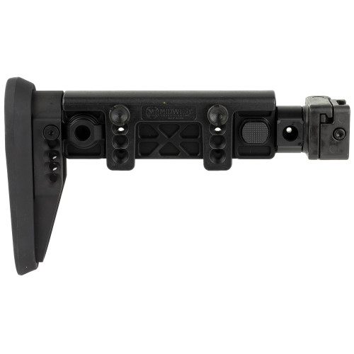 Midwest Alpha Folding Stock, Black, For AK-Platform, 1913 Picatinny Rail Adapter