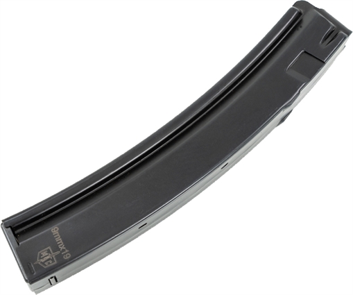Military Arms Corporation Magazine, 9MM, 30 Rounds, Fits MAC 5/5K and HK MP5/MP5K, Black 80065002