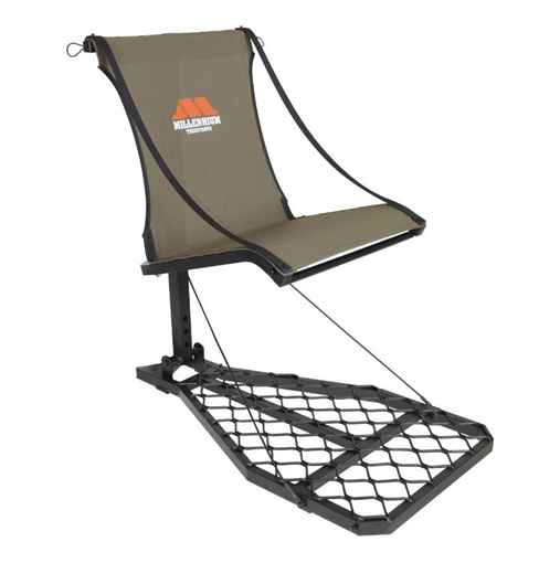 Millennium M100U Ultralight Hang-On Tree Stand Includes NEW Safe-Link 35' Safety Line M-100-SL