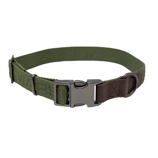 MoMarsh Adjustable Dog Collar 15"-23" Cypress Green 34204