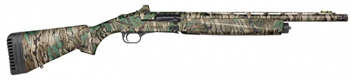 Mossberg 940 Pro Turkey 12 Gauge 4+1 3" 18.50", Mossy Oak Greenleaf, Optic Cut Rec, Self-Draining Synthetic Stock with Adj. Shims, HiViz CompSight Fiber Optic Sight, Includes Holosun Red Dot 85169