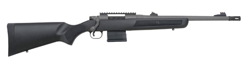 Mossberg MVP Patrol, Bolt Action Rifle, 300 Blackout, 16.25" Threaded Barrel, Fiber Optic Front Sight, Cerakote Finish, Tungsten, Black Synthetic Stock, 10 Round, 1 Magazine 28207