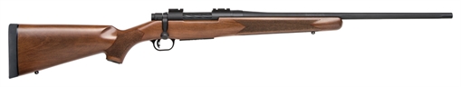 Mossberg Patriot Full Size 25-06 Rem 5+1 22"Matte Blued Fluted Barrel, Drilled & Tapped Matte Blued Stainless Steel Receiver, Walnut Fixed Stock, Right Hand 27876