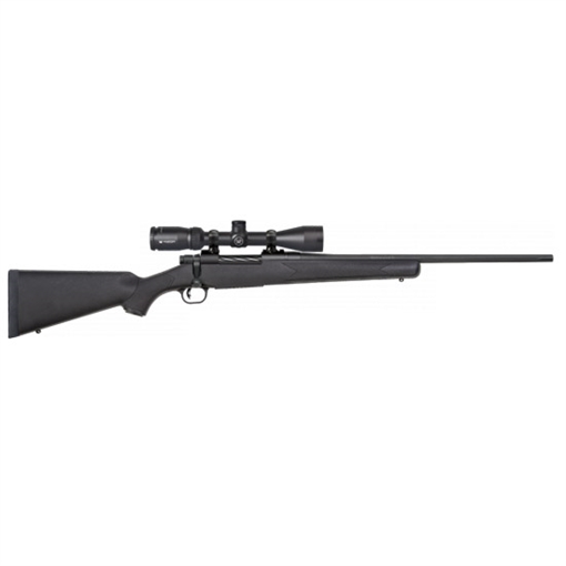 Mossberg Patriot 243 Win Caliber with 5+1 Capacity, 22" Fluted Barrel, Matte Blued Metal Finish & Black Synthetic Stock Right Hand (Full Size) Includes Vortex Crossfire II 3-9x40mm Scope 27932