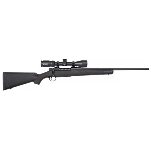 Mossberg Patriot 270 Win Caliber with 5+1 Capacity, 22" Fluted Barrel, Matte Blued Metal Finish & Black Synthetic Stokc Right Hand (Full Size) Includes Vortex Crossfire II 3-9x40mm Scope 27934