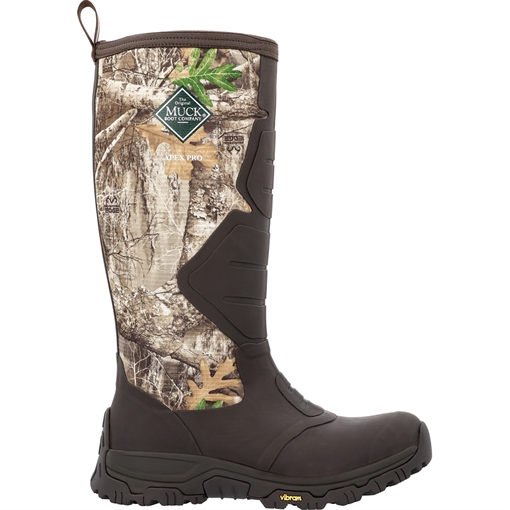 Muck Boots Muck Apex Pro 16 Boot Bark and Realtree Edge 10 APMSRTE M 100 APMSRTE M 100
