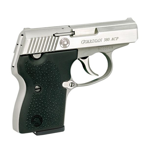NAA Guardian Handgun .380 ACP 6rd Magazine 2.5" Barrel Silver with Black Grips NAA-380GUARDIAN