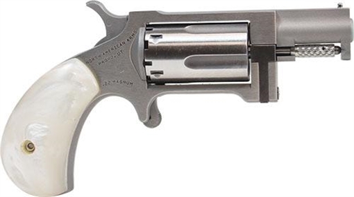 NAA Sidewinder Mini Revolver.22 WMR 1.5" Barrel White/Pearl Grip NAA-SW-GPW