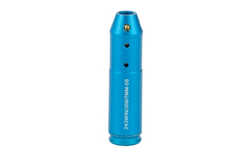 NcSTAR .308WIN Laser Cartridge Bore Sighter, Blue Finish, Fits 308 Winchester Chambers TLZ308
