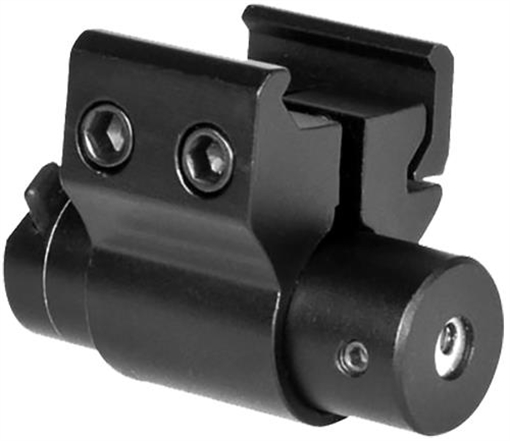 NcSTAR Compact Red Laser, Black, Mounts to Most Weaver Style/ Picatinny Rails, Fully Adjustable for Windage and Elevation, Side to Side Toggle On/Off, Uses (2) LR44 Batteries (Included) ACPRLS