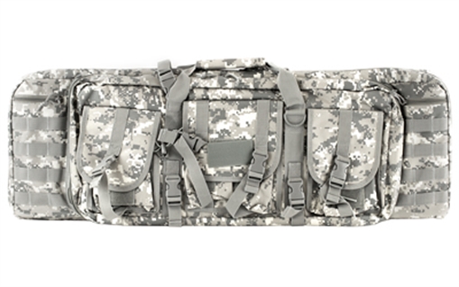 NcSTAR Double Carbine Case, 36" Rifle Case, Nylon, Gray Digital Camo, Exterior PALS Webbing, Interior Padded with Thick Foam, Accommodates two Rifles CVDC2946D-36