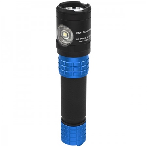 Nightstick Metal Dual-Light Rechargeable Flashlight USB-578XL-BL