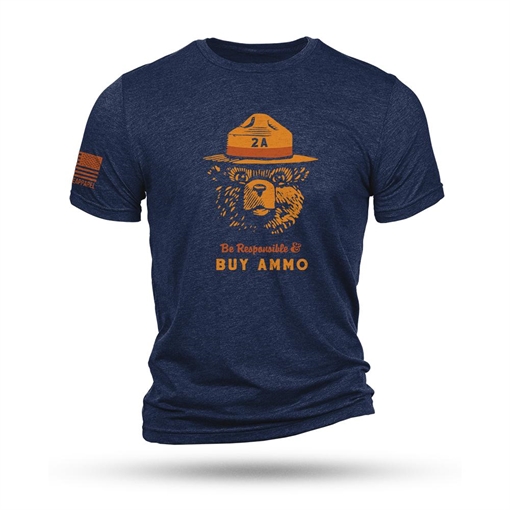 Nine Line 2A Bear Navy Triblend T-Shirt XL 2ABEAR-TSTRI-NAVY-XL
