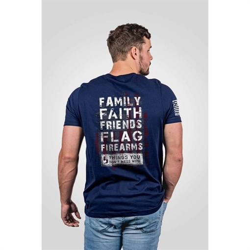 Nine Line 5 Things Short Sleeve Shirt Midnight Navy L 5THINGS-TS-MIDNIGHTNAVY-L