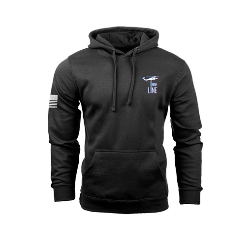 Nine Line Belt Fed Hooded Sweatshirt Black L BELTFED-DT6100-BLACK-L