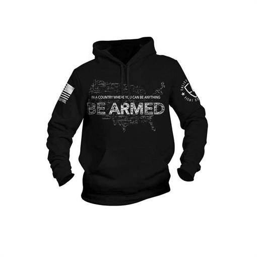 Nine Line NLA E9 Be Armed Hoodie Black 2XL E9ARMED-H-BLACK-2XL
