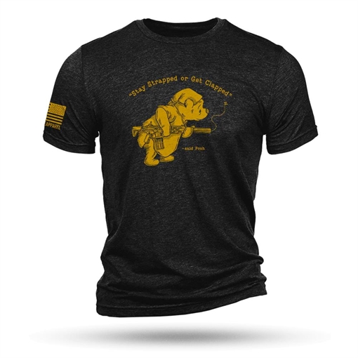 Nine Line Pooh Bear Triblend T-Shirt Black 3XL POOHBEAR-TSTRI-BLACK-3XL